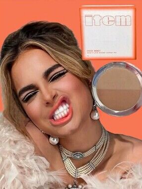 Item Beauty Cheek Money Bronzer & Contour Duo in Mood Vibez 9g *BNIB